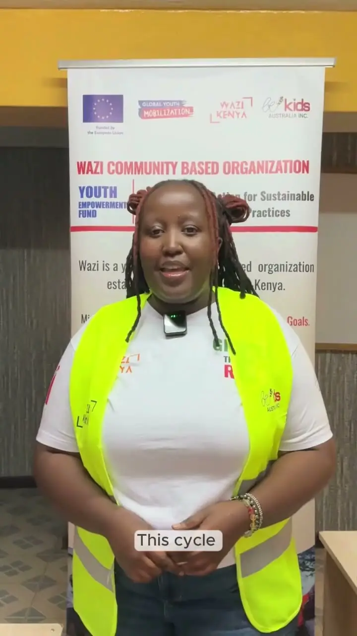 Four Wazi team members introduce Green the Red in direct-to-camera segments.